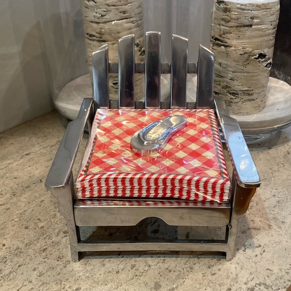 Other - Metal Patio Chair Napkin Holder